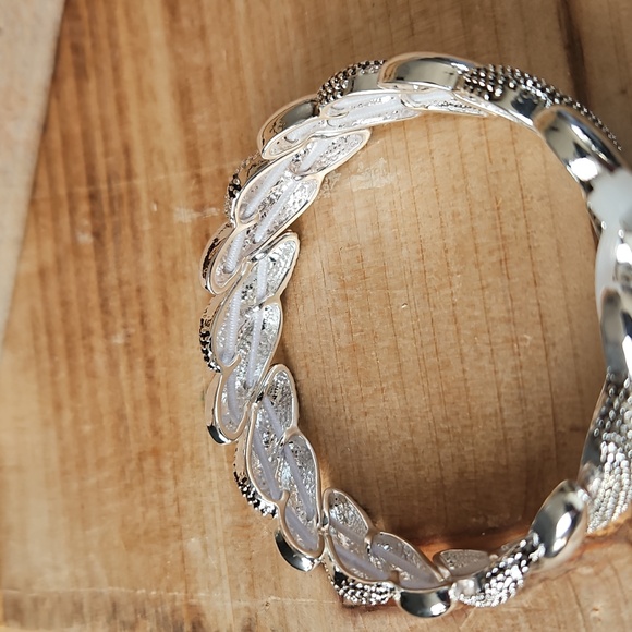 Napier Sterling Silver Bracelet, Stretchable - Picture 7 of 12